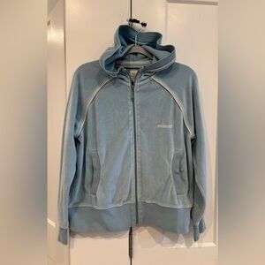 Vintage 2003 Adidas Velour Zip-Up Hoodie. Size L